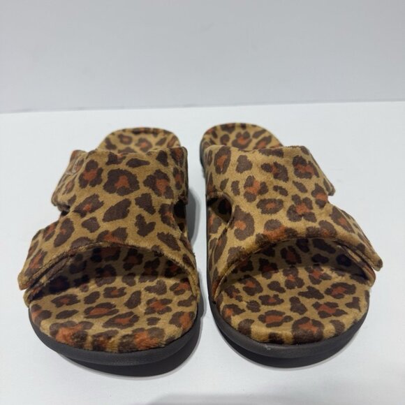 Waco Women’s Kholo Visa Slipper Tan Leopard Size 6.5D - Picture 3 of 6
